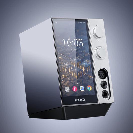 FiiO R9 Android Media Streamer, Network Player, HDMI/MQA Full Decode, USB DAC, DSD512 PCM768kHz/32Bit Bluetooth 5.0, 6’’HD Touchscreen