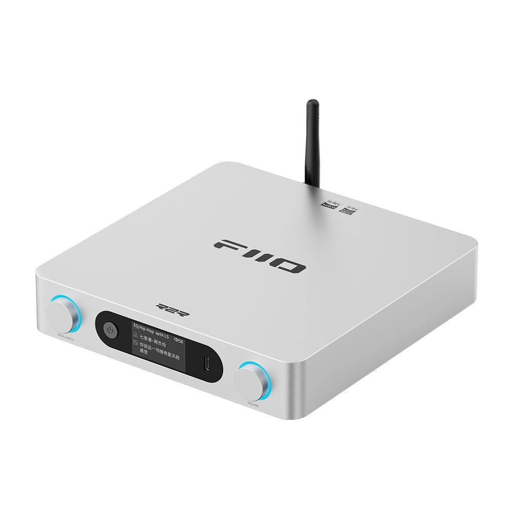 FiiO BR15 R2R High-Resolution Bluetooth 6.0 Audio Receiver with QCC5181, aptX Lossless & LDAC, 24-Bit R2R DAC, USB/Optical/Coaxial Input, RCA/XLR Output, Wireless HiFi Upgrade for Home Audio