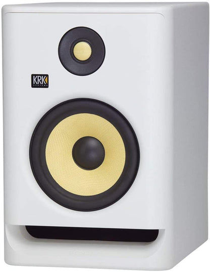 KRK RP5 Rokit 5 G4 Professional Bi-Amp 5" Powered Studio Monitors, White Noise - PAIR