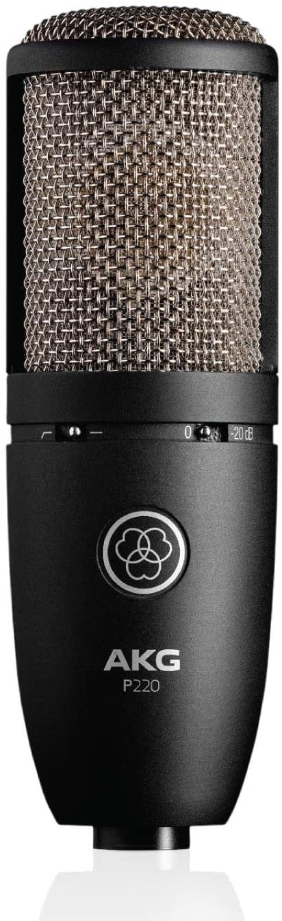 AKG Pro Audio P220 Vocal Condenser Microphone, Black