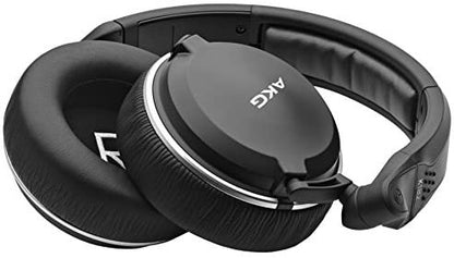 AKG Pro Audio AKG K182PROFESSIONAL Closed-Back Monitor HEADPHONESK182, Black, Standard Size (K182)
