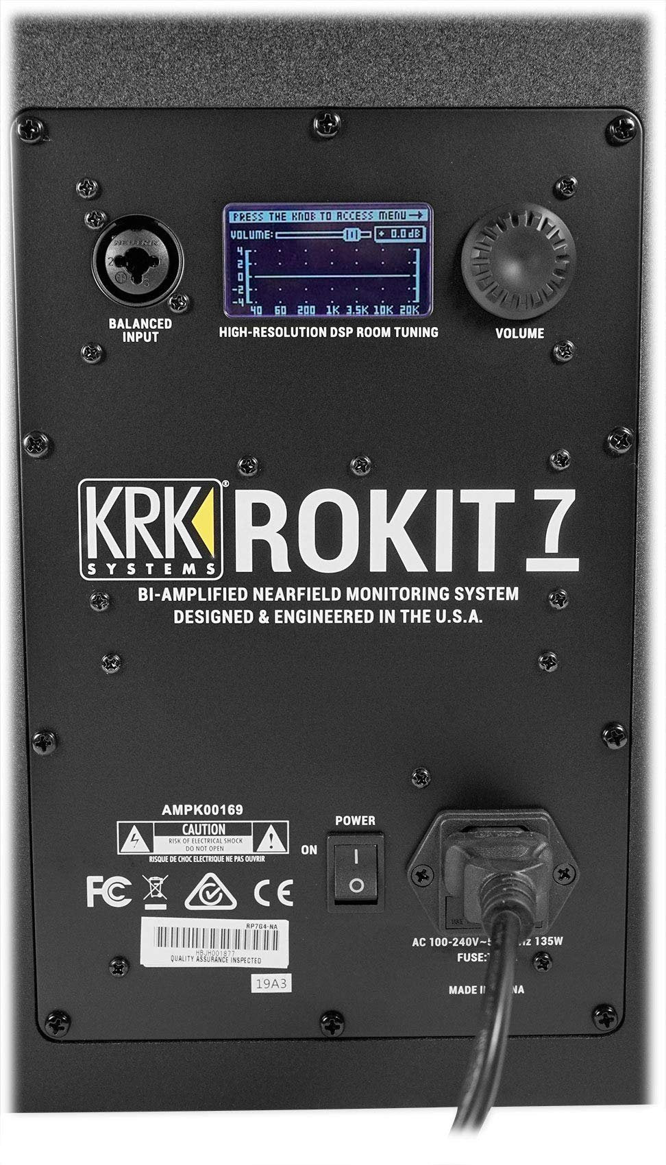 KRK ROKIT7G4 KRK 7" POWERED MONITOR,Black