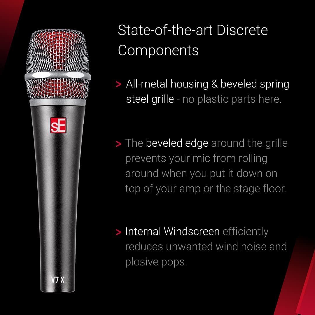 sE Electronics - V7 Studio Grade Instrument Microphone Supercardioid