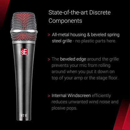 sE Electronics - V7 Studio Grade Instrument Microphone Supercardioid