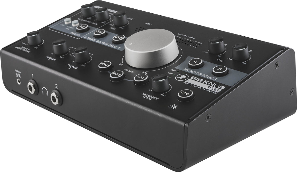 Mackie Big Knob Series, 3x2 Studio Monitor Controller 192kHz USB I/O (BIG KNOB STUDIO)