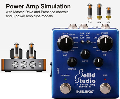 NUX Solid Studio IR Loader and Power Amp Simulator Pedal