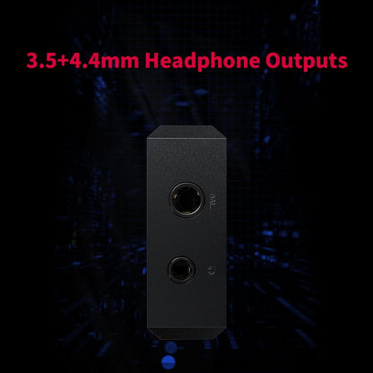 FiiO BTR7 Headphone Amp Bluetooth Receiver High Resolution Portable DAC Supports MQA/LDAC/aptX HD 384K/32Bit DSD256 for Phone/PC/Car/Home Audio