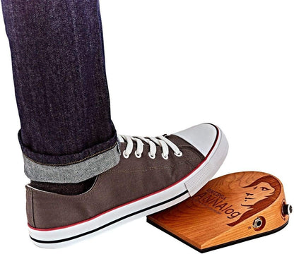 Ortega Guitars Analog Singer-Songwriter Stomp Box with Built-in Passive Piezo for Kick Sound, Natural (ANNALOG)
