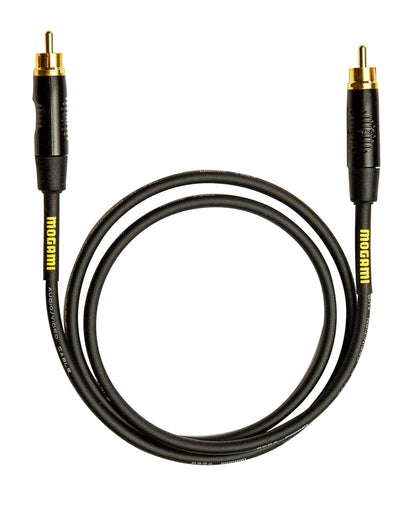 Mogami GOLD 3.5-2RCA-10 Stereo Audio Y-Adapter Cable, 3.5mm TRS Plug to Dual RCA Plugs, Gold Contacts, Straight Connectors, 10 Foot