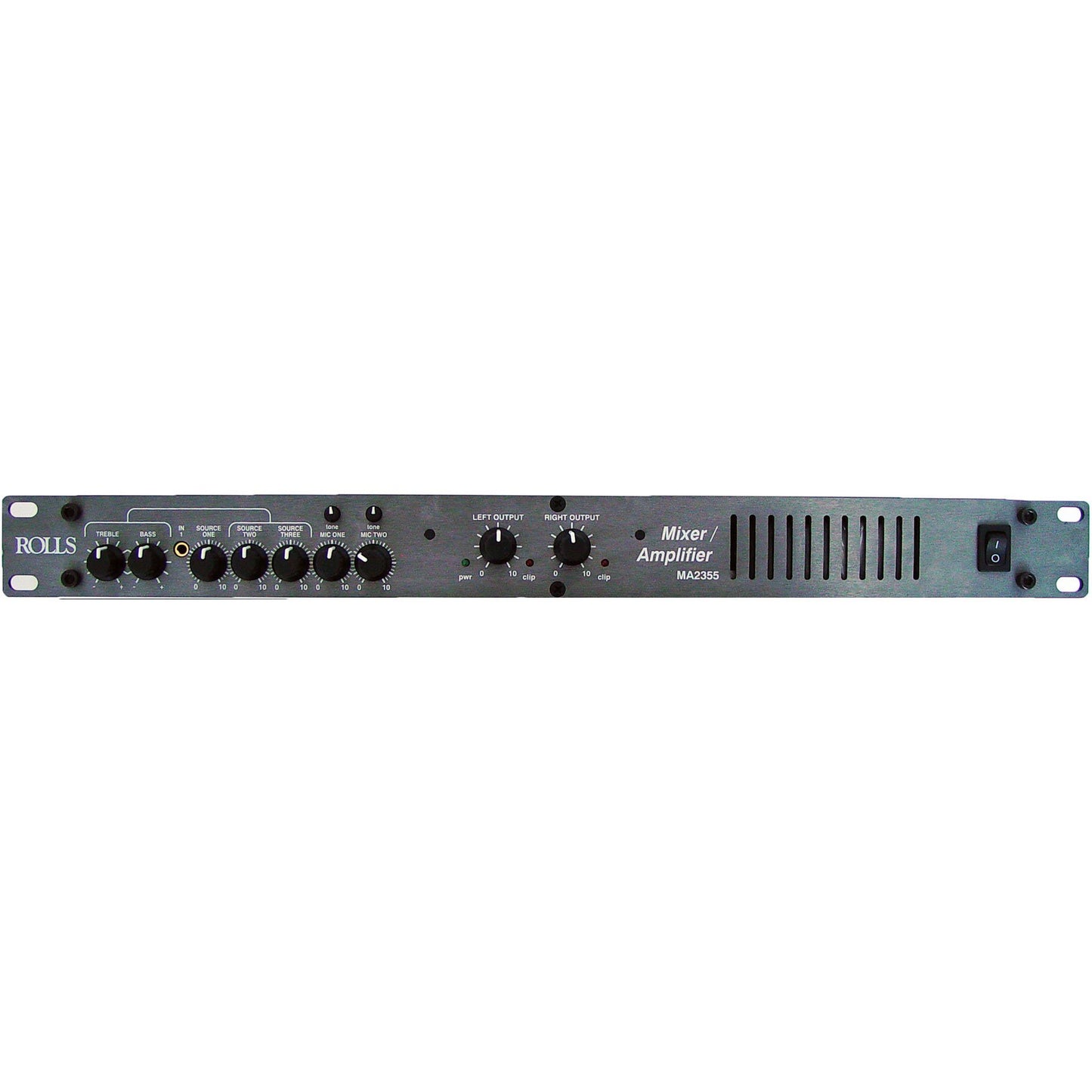 Rolls MA2355 Rack Mount Mixer/Amplifier