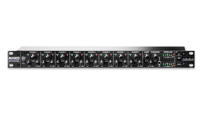 ART MX822 Eight-Channel Rack Mount Stereo Mixer