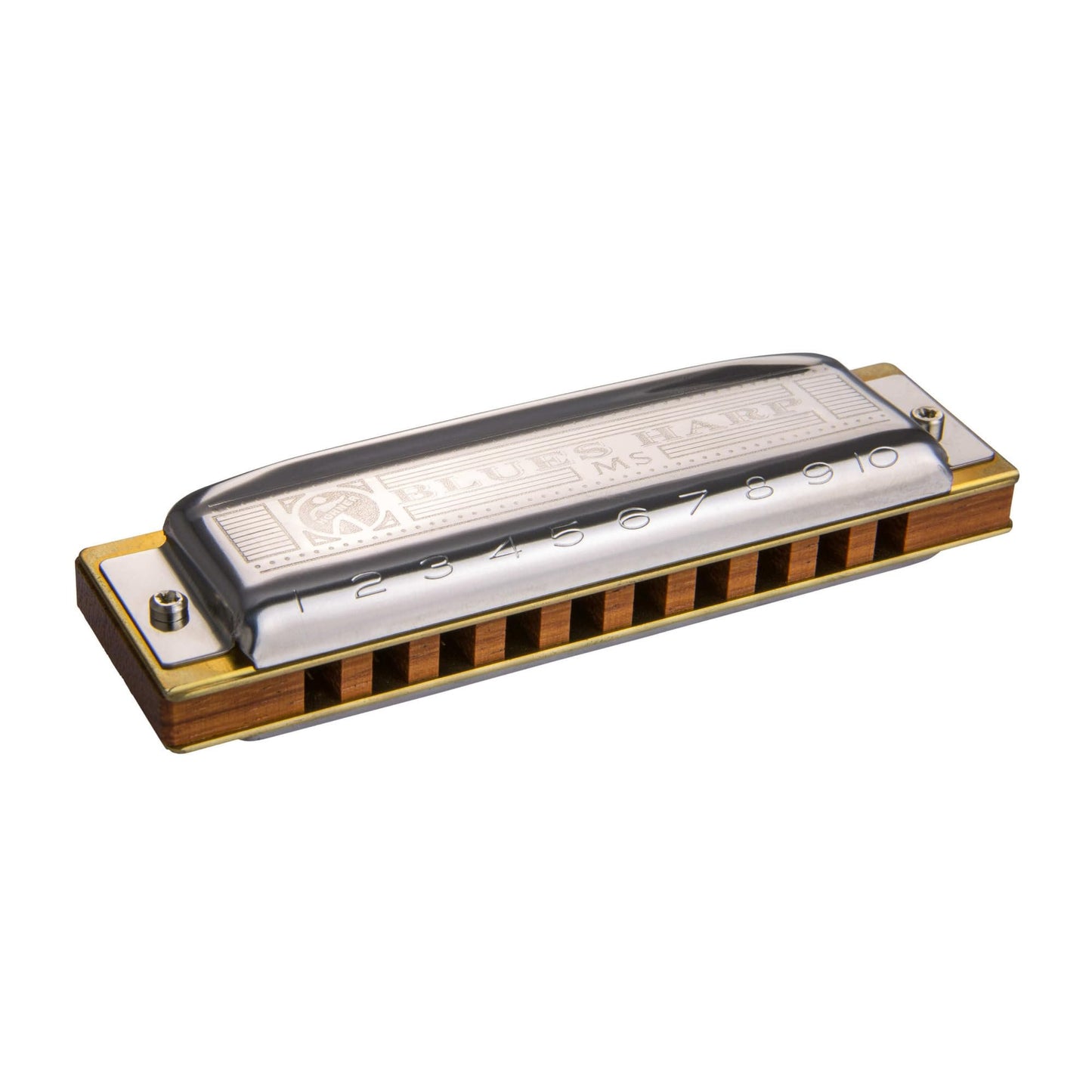 Hohner Blues Harp 5-Piece Diatonic Harmonica Bundle with Case