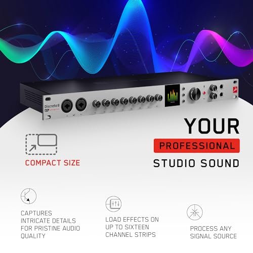 Discrete 8 Pro Synergy Core 26x32 Thunderbolt 3 Interface and USB 2.0 Audio Interface with Onboard Real-time Effects - Antelope Audio