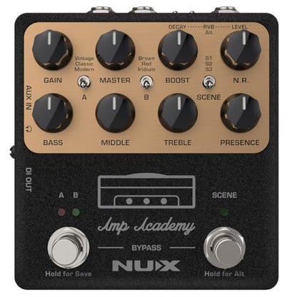 NUX NGS-6 Amp Academy Amp Modeler Guitar Pedal 1024 Samples IR, 3rd Party IR Loader