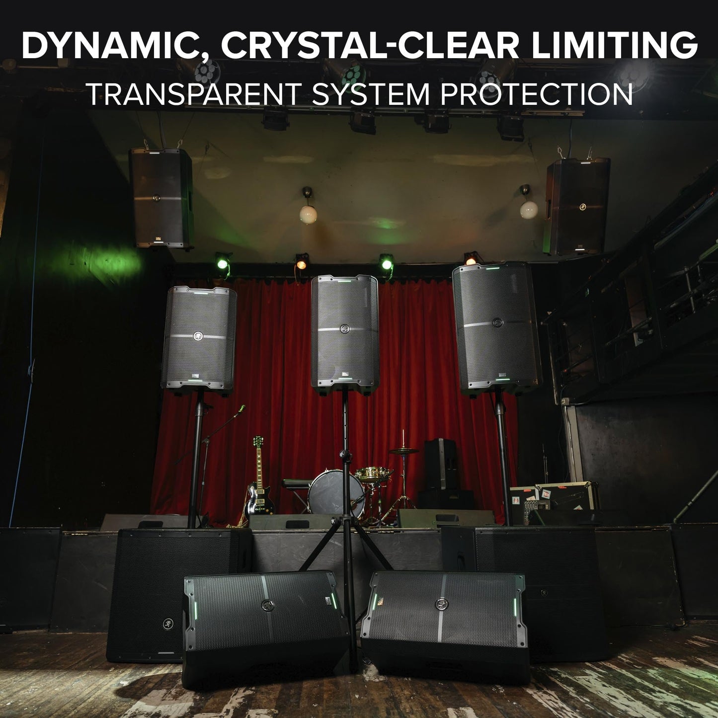 Mackie SRM V-Class Series, 15-Inch 2000W High-Performance Loudspeaker, Powered - Black (SRM215 V-Class)
