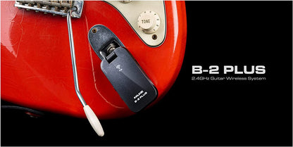 NuX B-2 PLUS Wireless Guitar System 2.4GHz Microphone with 60-Feet Line-of-Sight