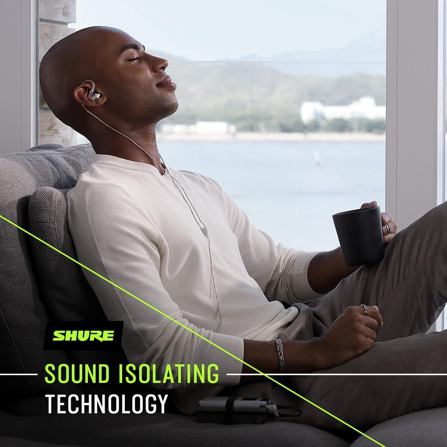 Shure SE846 Pro Gen 2 Wired Earbuds with Secure Fit, Hi-Def 4 Drivers, Upgraded Sound Filters, Durable Quality - For Professional Sound