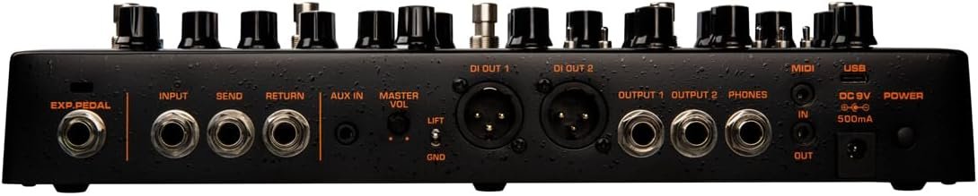NUX Trident Multi Effects Processors with Adaptor, TSAC-4K Amp Modeling Algorithm, 27 Cab IRs,1024 Sample Resolution