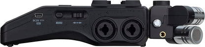 ZOOM H6 All Black (2020 Version) Portable Studio, 4 XLR/TRS Inputs, Records to SD Card, USB Audio Interface, Battery Powered (H6AB)