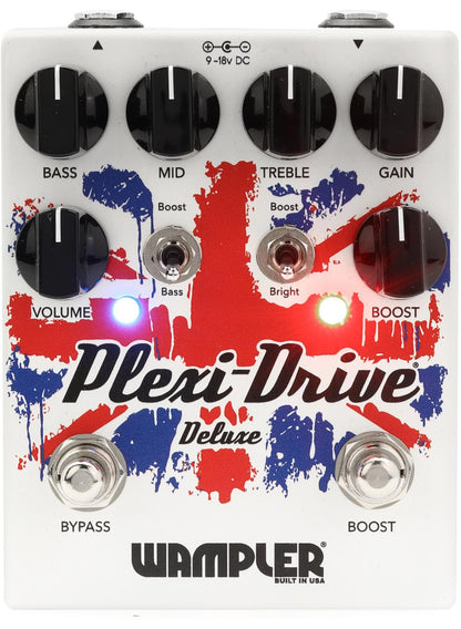 Wampler Plexi-Drive Deluxe V2 Distortion & Overdrive Guitar Effects Pedal