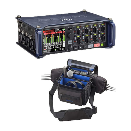 Zoom F8n MultiTrack Field Recorder + PCF-8n Protective Case for F8n,F8 and F4