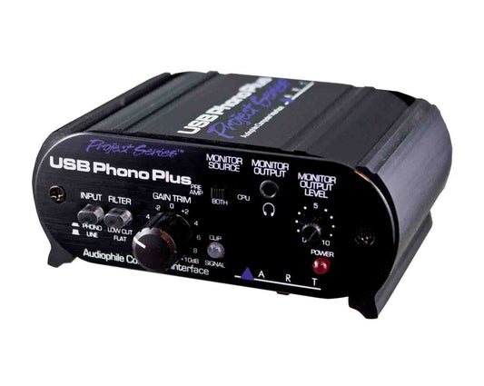 ART USB Phono Plus (USB Phono Pre with RIAA EQ) Preamp