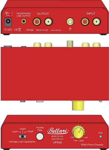 Rolls Bellari VP549 Phono Preamplifier