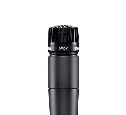 Shure SM57 Professional XLR Dynamic Microphone – Cardioid Mic for Instruments, Amplifiers, Drums & Live Performance Recording (SM57-LC)