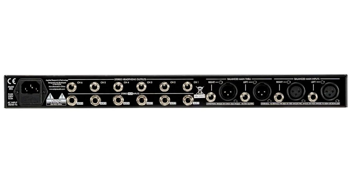 ART HeadAmp6 Pro 6 Channel Professional Headphone Amplifier With EQ