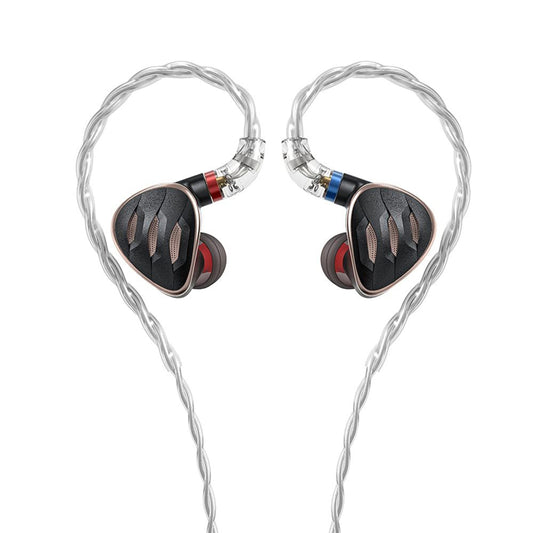 FiiO FH5s 2BA+2DD Quad Driver Hybrid in-Ear HiFi Stereo Earphones with MMCX High-Purity Cable, Swappable Plug 2.5mm/3.5mm/4.4mm