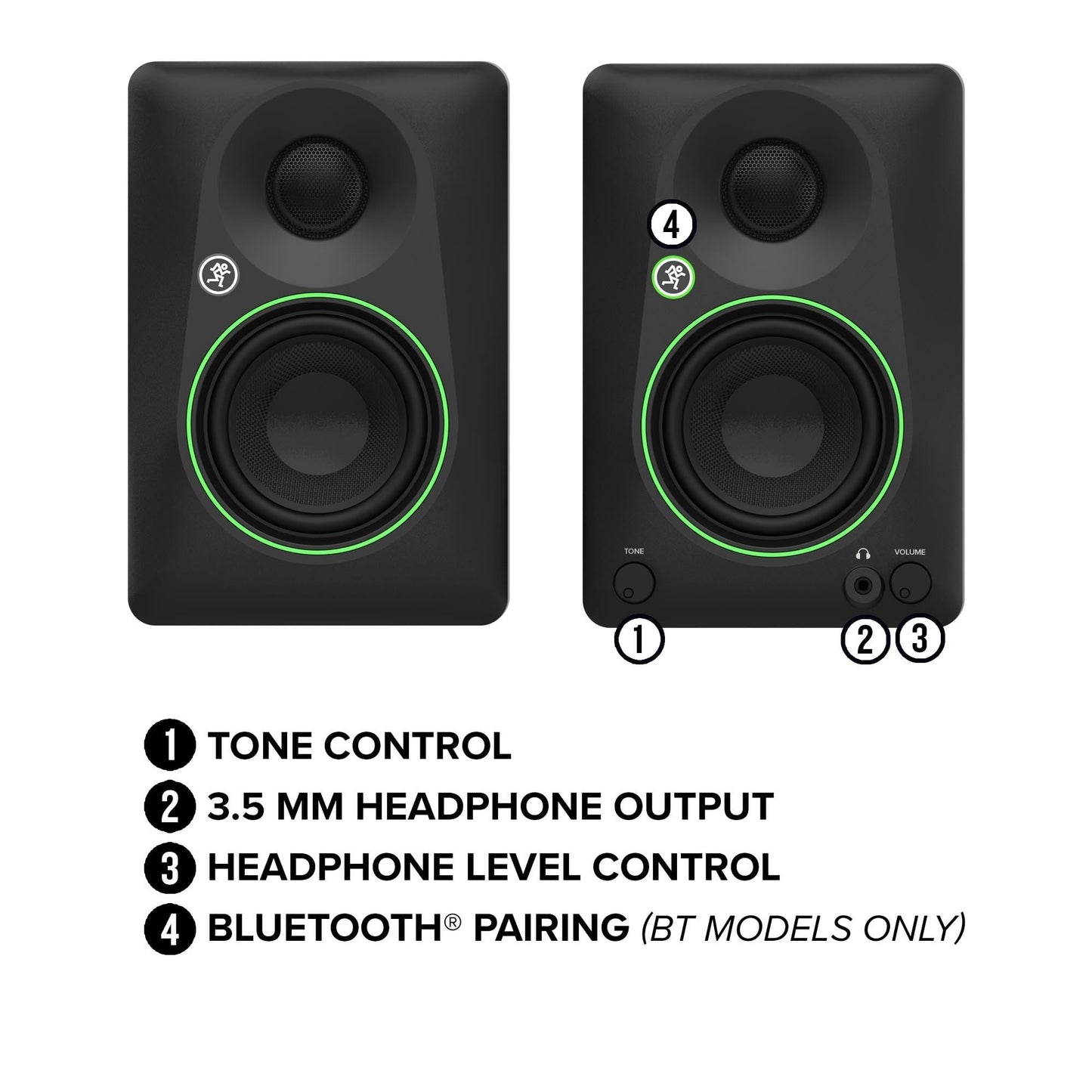 Mackie CR4.5 4.5-inch Powered Studio Monitors