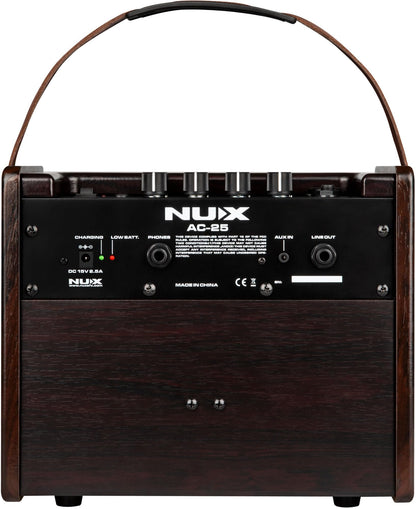 NuX AC-25 Portable Battery Operated Acoustic Amplifier