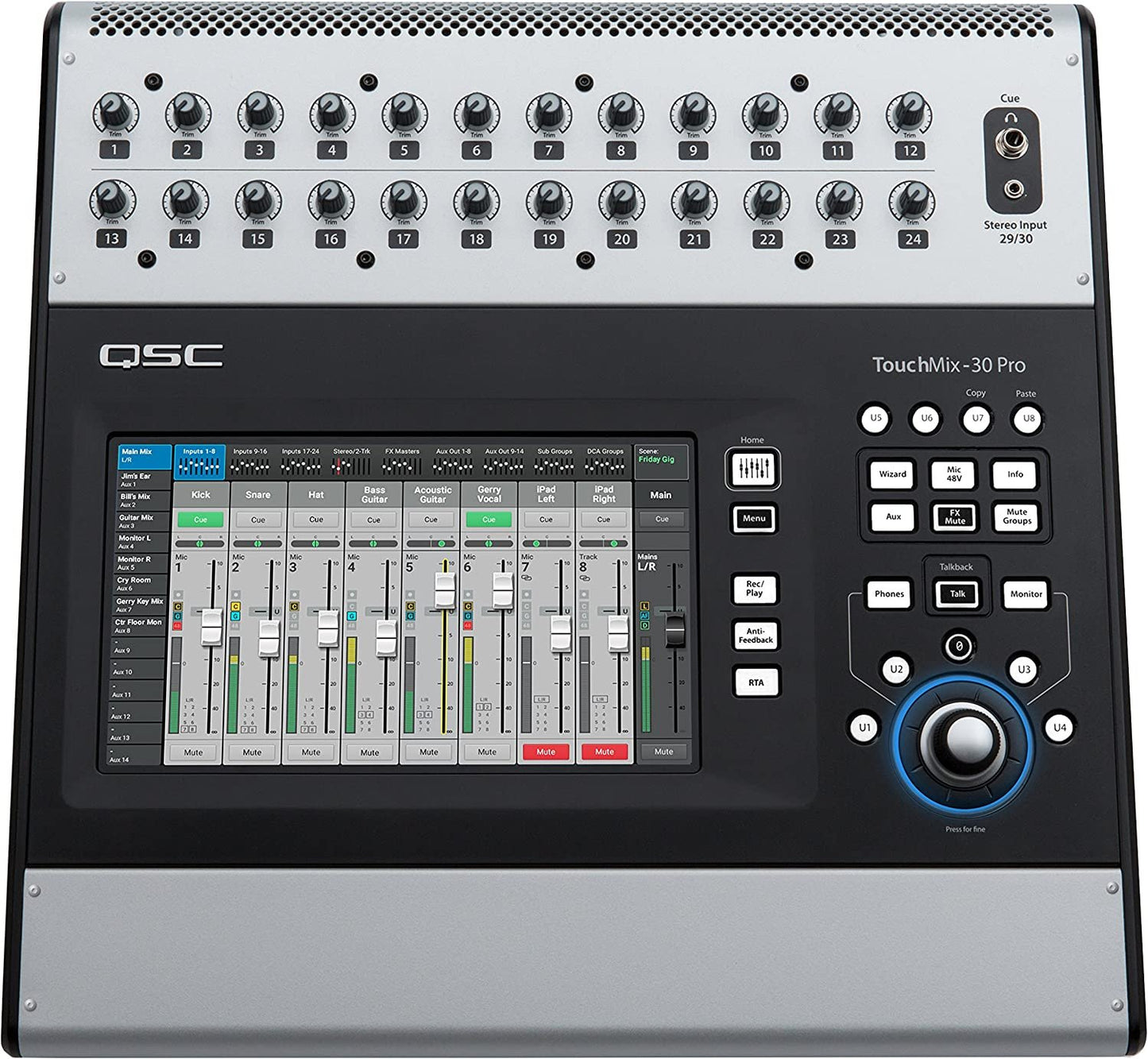 QSC TouchMix Compact Digital Mixer with Bag