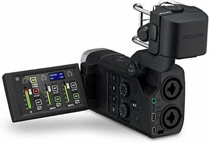Zoom Q8 HD Video, 4‑Track Audio Recorder & SGH-6 Shotgun Microphone Capsule -...