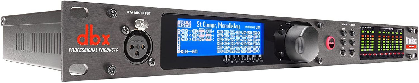 dbx DriveRack 260 2x6 I/O Loudspeaker Management System (Crossover, Graphic EQ, Parametric EQ, Auto-EQ, and Limiter)
