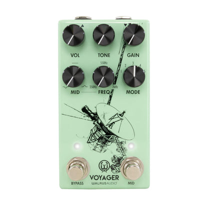 Walrus Audio Voyager MKII Pre-Amp Overdrive Pedal, Black