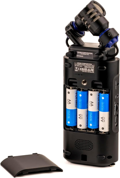 Zoom H5studio 6-Track 32-Bit Float Handy Recorder Bundle with APH-5s Accessory Pack with Hairy Windscreen, Padded Shell Case, AC Adapter, & USB C-Cable