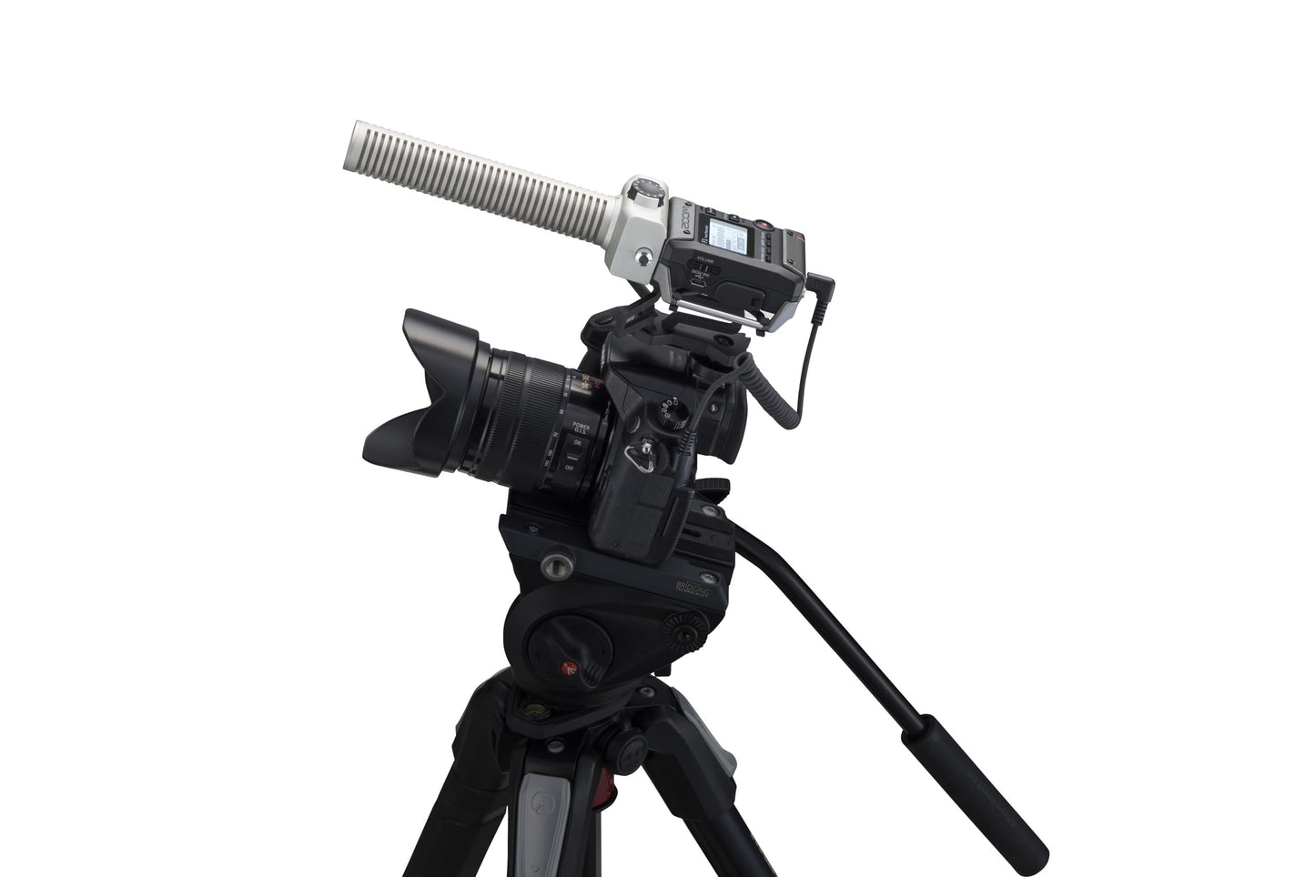 Zoom F1-SP On-Camera Microphone and Recorder, Audio for Video Recorder, Records to SD Card, Outputs to Camera, Battery Powered, Includes Shotgun Microphone