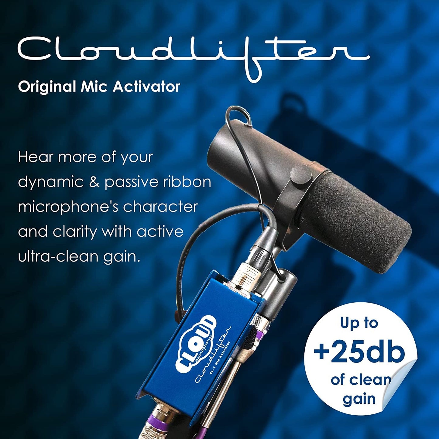 Cloud Microphones - Cloudlifter CL-2 Mic Activator - Ultra-Clean Microphone Preamp Gain - USA Made