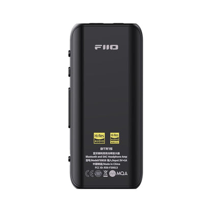 FiiO BTR15 Headphone Amps Bluetooth 5.1 Receiver High Resolution 384K/32Bit Native DSD256 USB DAC Supports LDAC/aptX HD/MQA for Smartphones/PC/Car/Home Audio