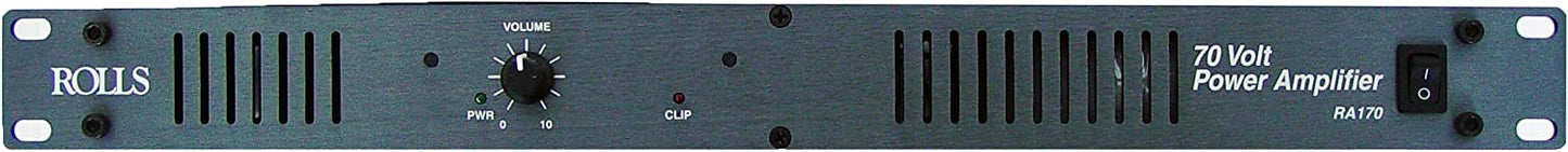 Rolls RA170 70-Volt/70 Watt Power Amplifier,Black