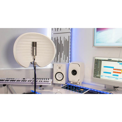Aston Microphones Halo Ghost Reflection Filter and Portable Vocal Booth, White