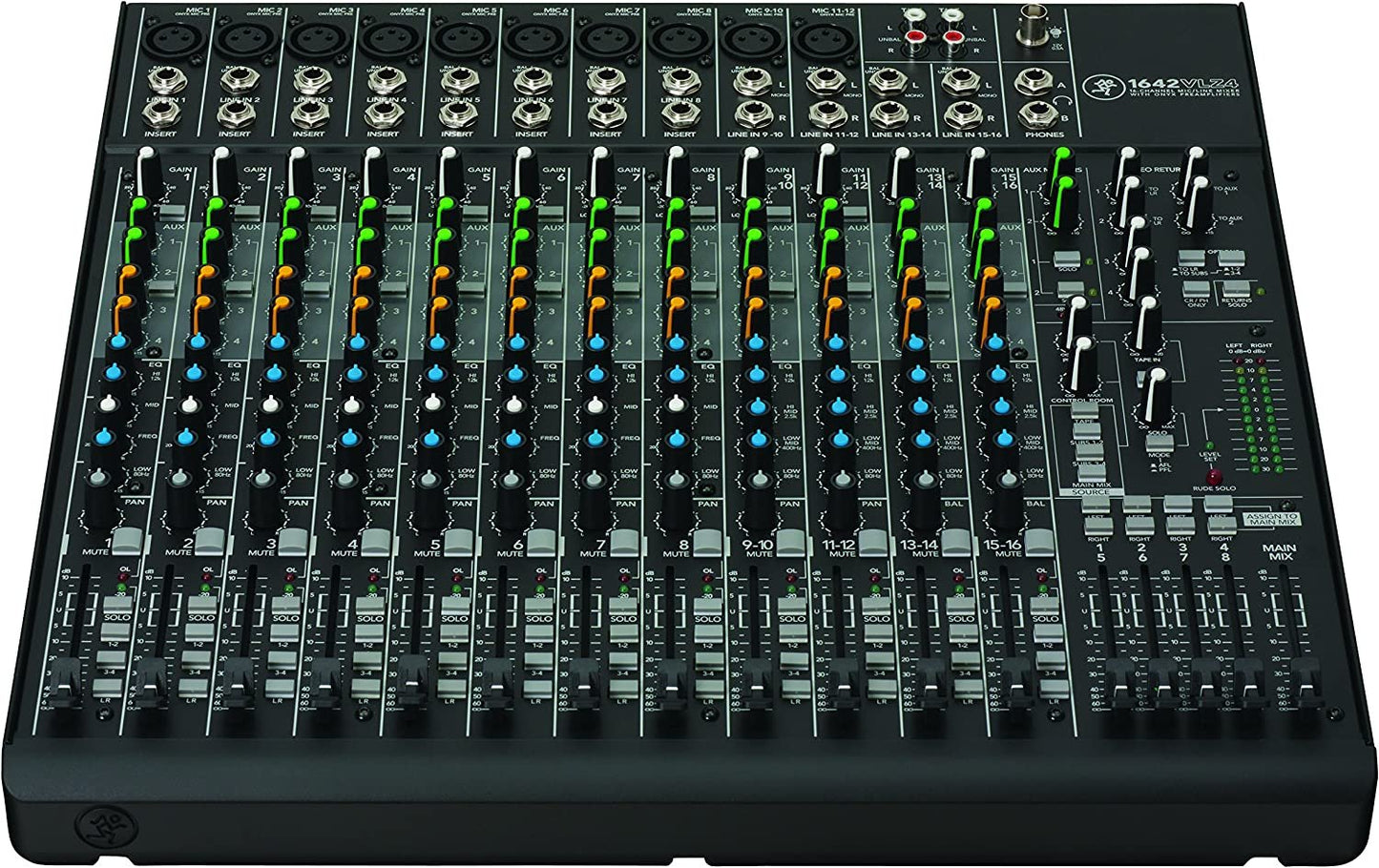 Mackie 1402VLZ4, 14-channel Compact Mixer with High Quality Onyx Preamps