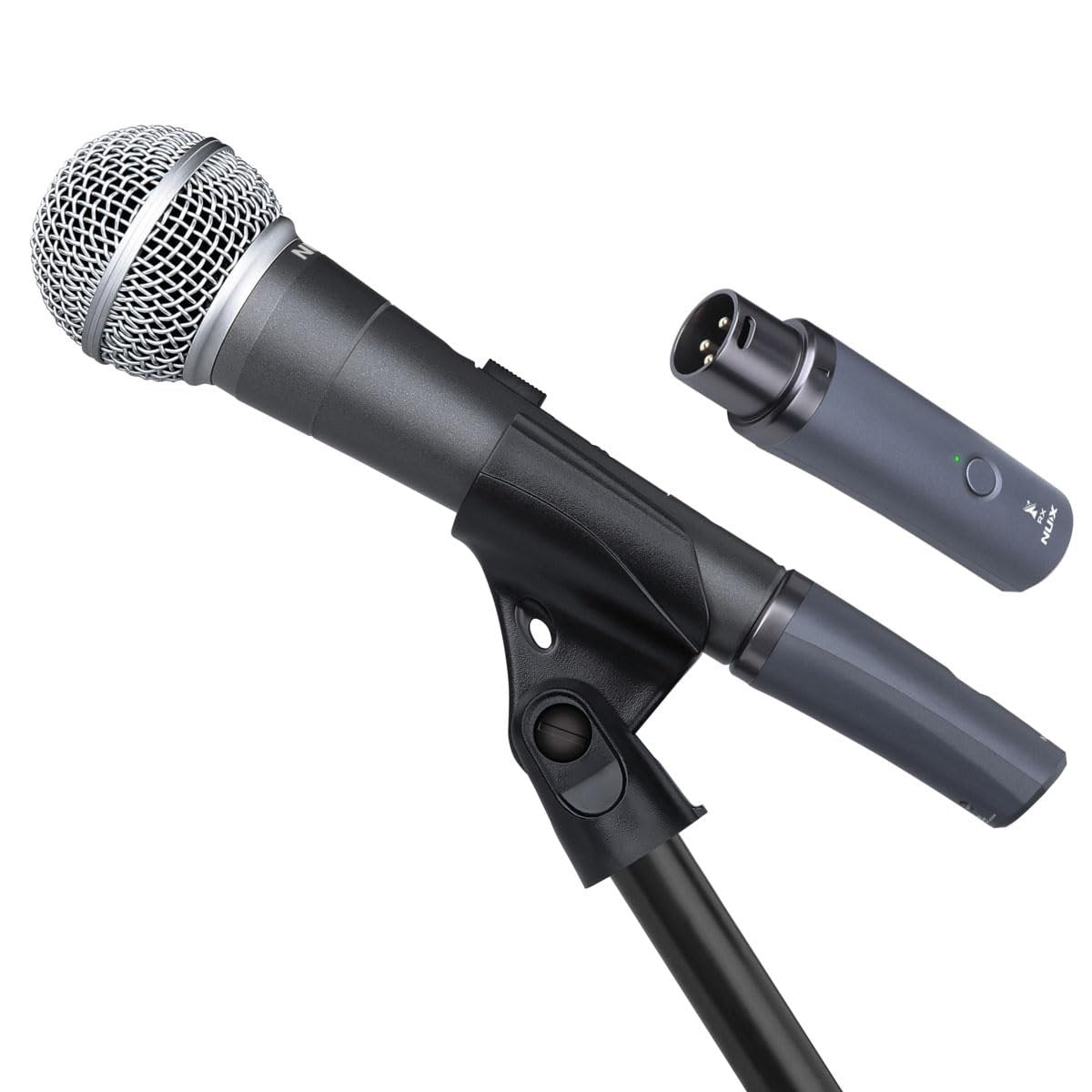 NUX B-3RC Microphone Wireless System with Charging Case, Microphone Bundle, 2.4GHz 24-bit/44.1kHz Audio Quality,
