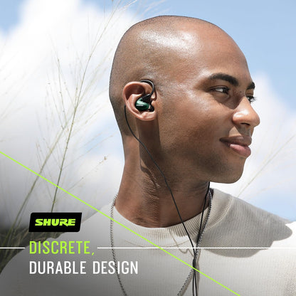 Shure SE846 Pro Gen 2 Wired Earbuds with Secure Fit, Hi-Def 4 Drivers, Upgraded Sound Filters, Durable Quality - for Professional Sound