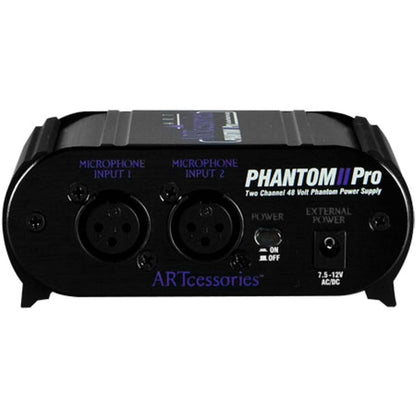 ART Phantom II Pro 2-Channel 48V Phantom Power Supply