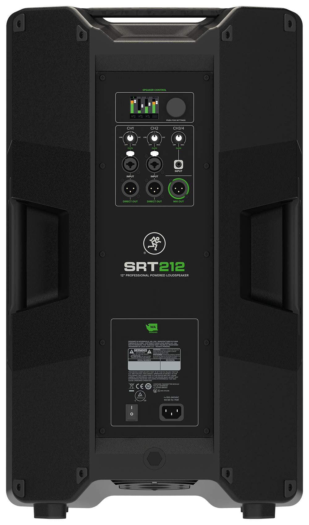 Mackie SRT212, 12-Inch 1600W Professional Powered Loudspeaker
