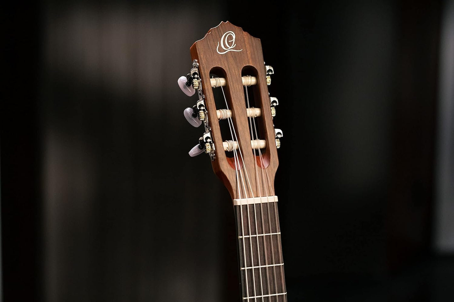 Ortega Guitars 6 String Family Series 3/4 Size Nylon Classical Guitar w/Bag, Right, Cedar Top-Natural-Satin, (R122-3/4)