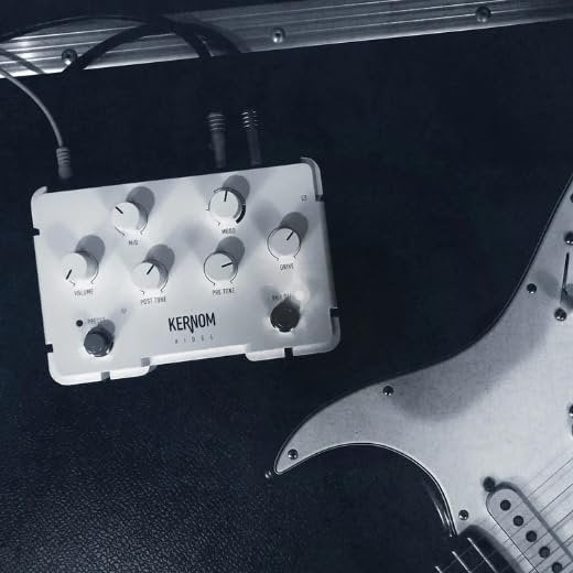 Kernom RIDGE Overdrive Pedal – Every Overdrive and more - Seamless Analog Morphing from Clean Boost to High Gain – MIDI, Expression, 128 Presets – Boutique Drive for Blues, Rock, and Beyond