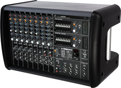 Mackie PPM1008 8-Channel, 1600-Watt Powered Desktop Mixer with Effects Black